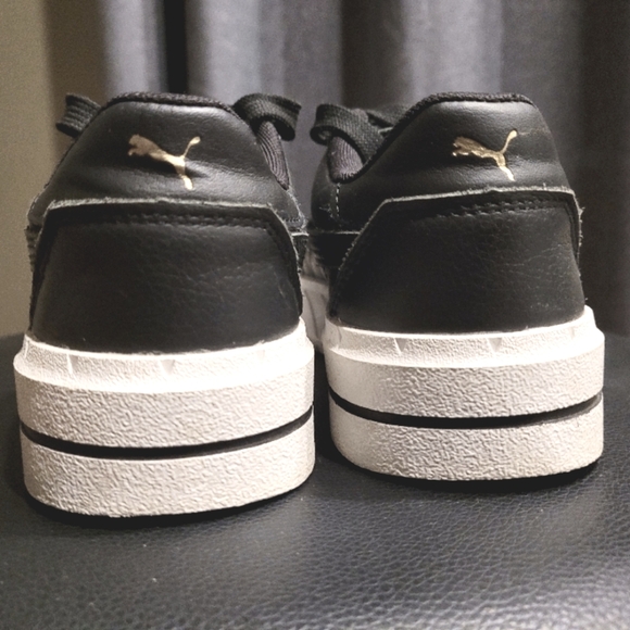 6 Puma Black&White Women's Sneakers Platform - Picture 5 of 9
